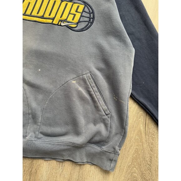 Vintage Y2K Nike Swoosh Hoops Basketball Hoodie Youth XL Faded Hype Streetwear - Picture 8 of 16